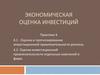 Экономическая оценка инвестиций. (Практика 4)