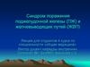 Синдром поражения поджелудочной железы (ПЖ) и желчевыводящих путей (ЖВП)