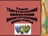 Теоретические концепции политической культуры