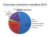 Структура страхового портфеля 2015