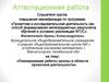 Аттестационная работа. Планирование работы школы в области проектной деятельности