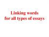 Linking words