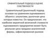 Сравнительный подход в оценке собственности