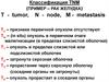 Классификация TNM (пример – рак желудка)