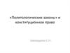 «Политологические законы» и конституционное право