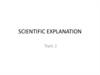 Scientific explanation