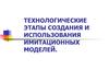 Технологические этапы создания и использования имитационных моделей