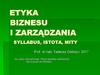 Etyka biznesu