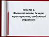 Фінансові активи, їх види, характеристика, особливості управління