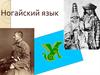 Ногайский язык