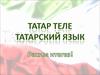 Татар теле. Татарский язык