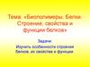 Биополимеры. Белки. Строение, свойства и функции белков