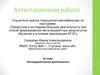 Аттестационная работа. Исследовательская деятельность