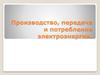 Производство, передача и потребление электроэнергии