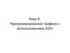 Программирование графики с использованием GDI+. (Тема 9)