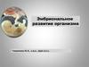 Эмбриональное развитие организма