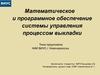 Математическое и программное обеспечение системы управления процессом выкладки