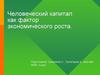 Человеческий капитал как фактор экономического роста