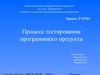 Процесс тестирования программного продукта