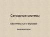 Сенсорные системы. Обонятельный и вкусовой анализаторы