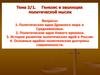 Тема 2/1. Генезис и эволюция политической мысли