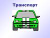 Виды транспорта