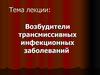 Возбудители трансмиссивных инфекционных заболеваний