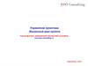 Управление проектами. Жизненный цикл проекта