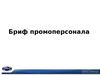 Бриф промоперсонала