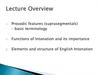 Lecture Overview
