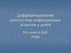 Дифференциальная диагностика инфекционных экзантем у детей