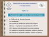 Planificación y diseño de puestos de trabajo. (Tema 3)