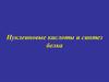 Нуклеиновые кислоты и синтез белка в организме