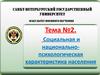 Социальный состав населения. Характеристика классов и основных слоев населения США
