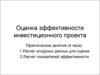 Оценка эффективности инвестиционного проекта