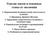 Генезис науки и основные этапы ее эволюции