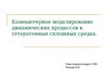 Компьютерное моделирование динамических процессов в гетерогенных сплошных средах