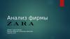 Анализ фирмы Zara