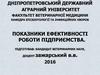 Показники ефективності роботи підприємства