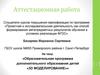 Аттестационная работа. Образовательная программа дополнительного образования детей «3D моделирование»