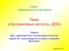 Химический состав клетки. Нуклеиновые кислоты. ДНК