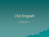 Old English