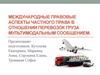 Международные правовые аспекты частного права в отношении перевозок груза мультимодальным сообщением