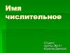 Имя числительное. Numeral