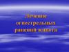 Лечение огнестрельных ранений живота