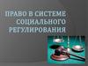 Право в системе социального регулирования