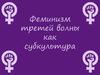 Феминизм третьей волны как субкультура