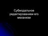 Субмодальное редактирование и его механизм