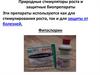 Природные стимуляторы роста и защитные биопрепараты