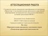 Аттестационная работа. Образовательная программа элективного курса «Технология проектной деятельности»